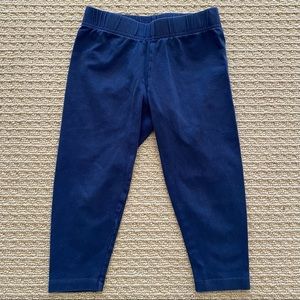 EUC! Lands End Cropped Capri Blue Leggings, S/7-8